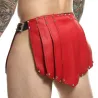 MOB Eroticwear Jupe homme Sm Roman Skirt Rouge-Noire